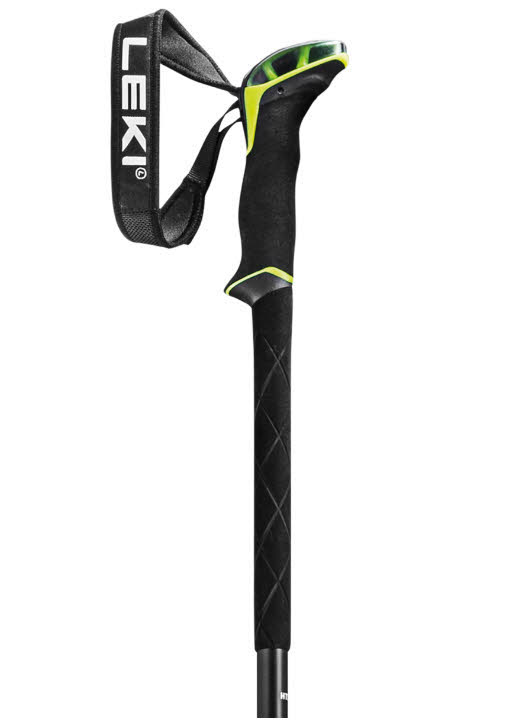 Leki Guide 2 Unisex Skitourenstock stufenlos verstellbar schwarz