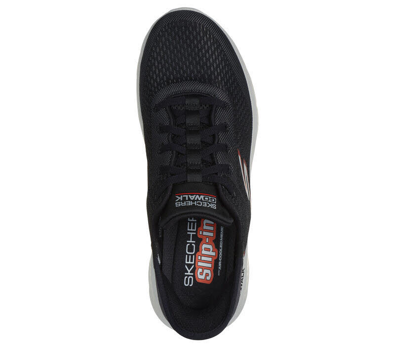 Skechers GO WALK Flex - New World Slip-ins Slipper Sneaker Herren schwarz