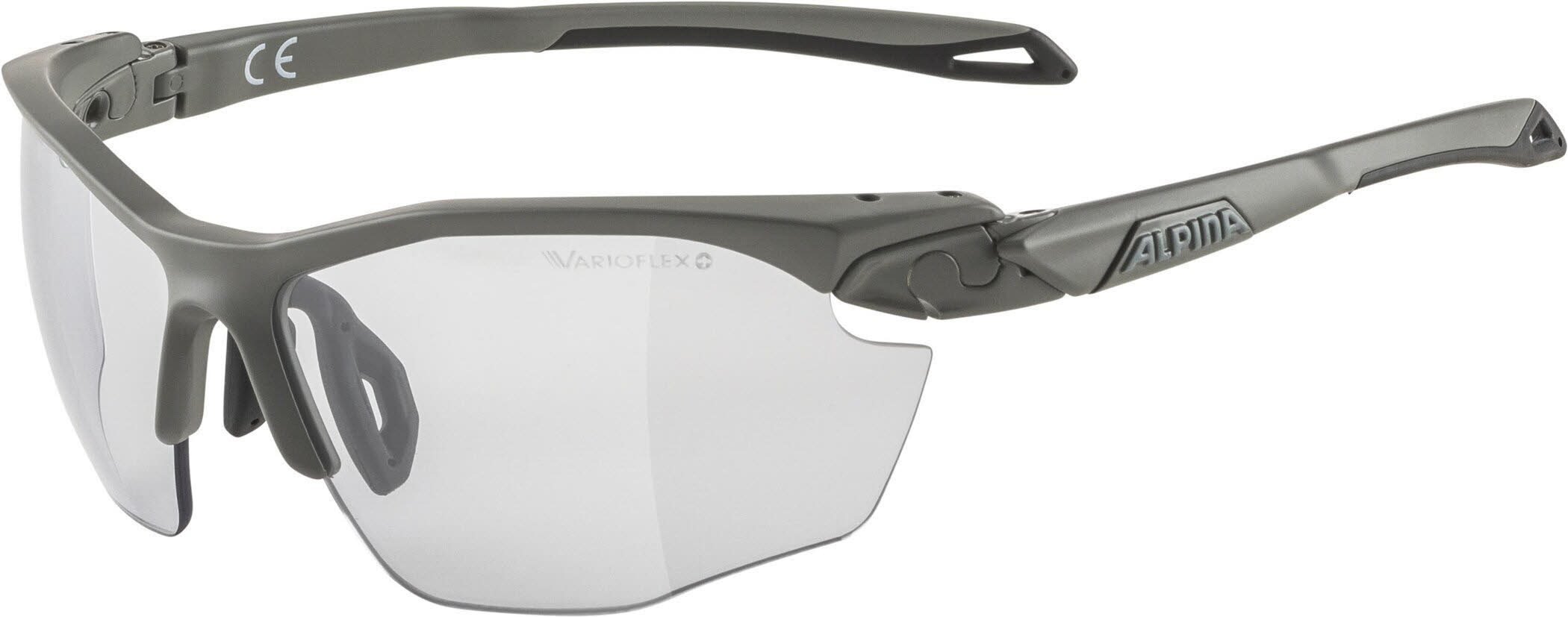 Alpina Twist Five HR V 121 Unisex Sportbrille Sonnenbrille schwarz
