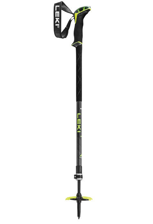 Leki Guide 2 Unisex Skitourenstock stufenlos verstellbar schwarz