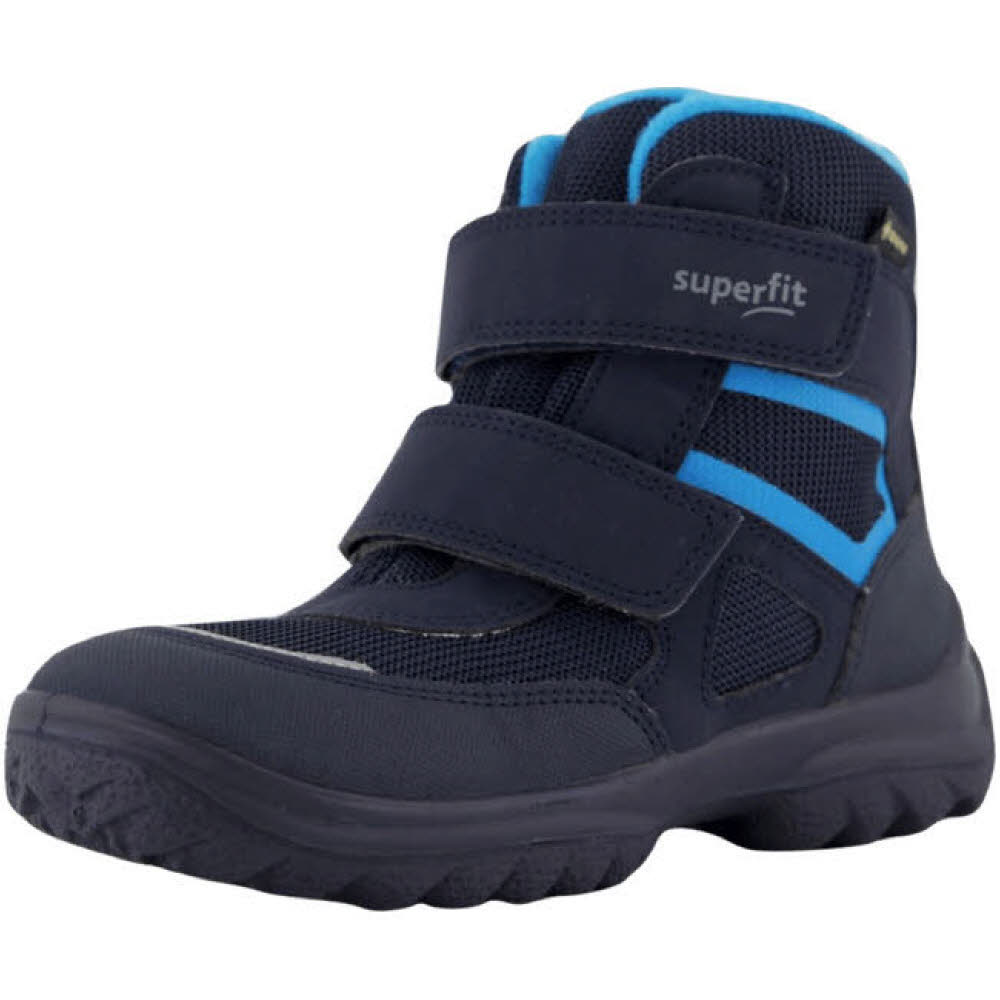 Superfit Jungen Stiefel Klettstiefel gefüttert blau