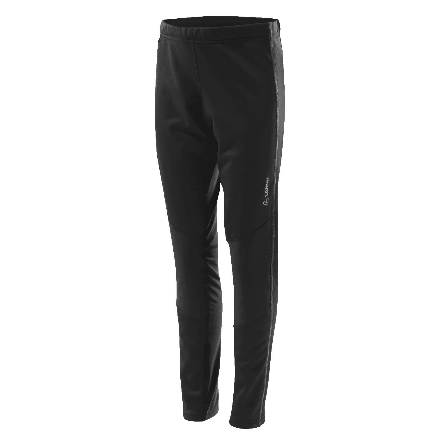 Löffler Tights Evo WS Warm Kinder Langlaufhose Outdoor Freizeit schwarz NEU