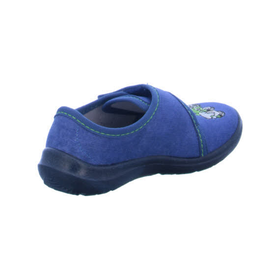 Beck Jungen Hausschuhe geschlossen blau