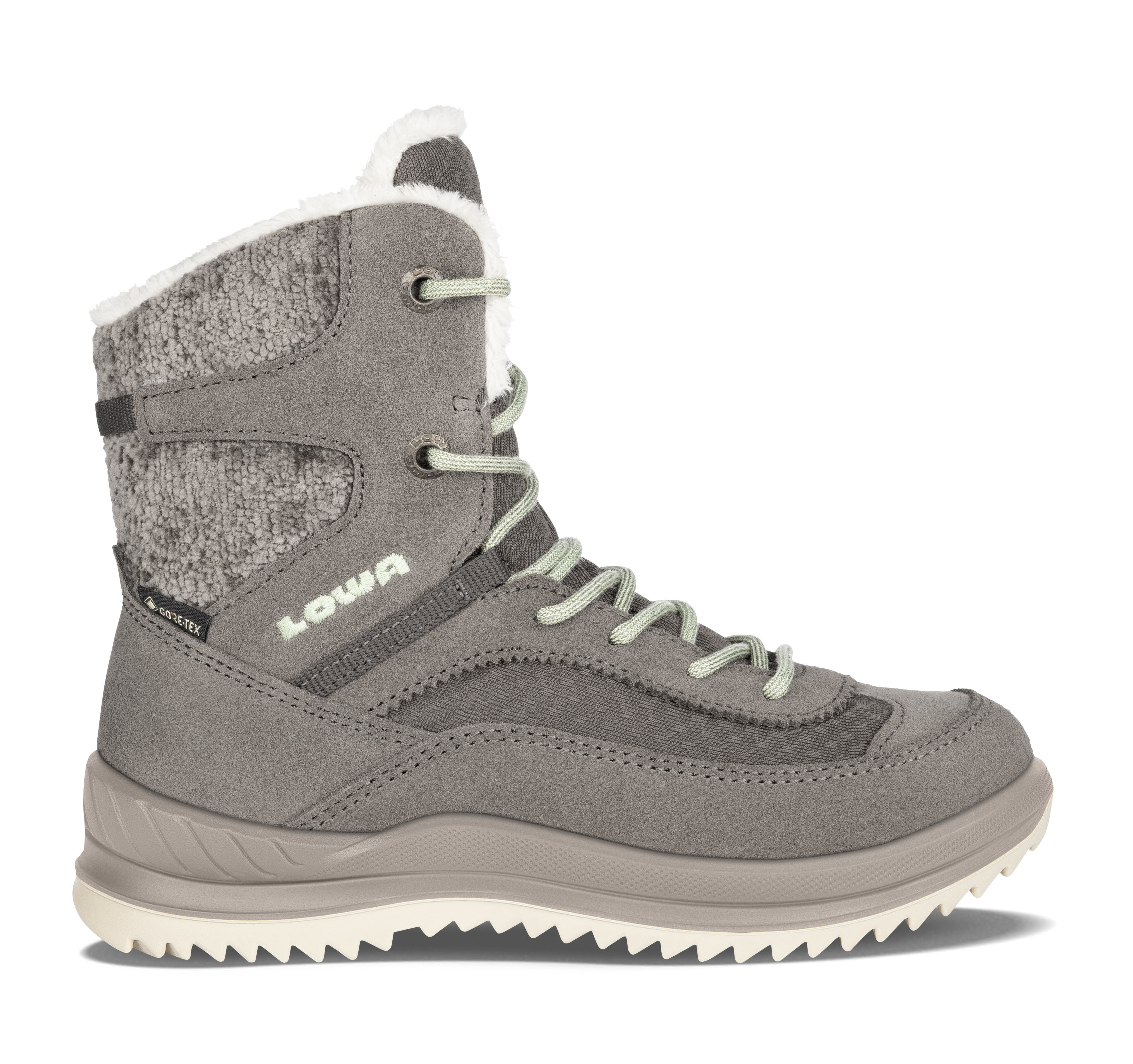 Lowa ELLA GTX Winterschuhe Winterstiefel Kinder Mädchen grau beige