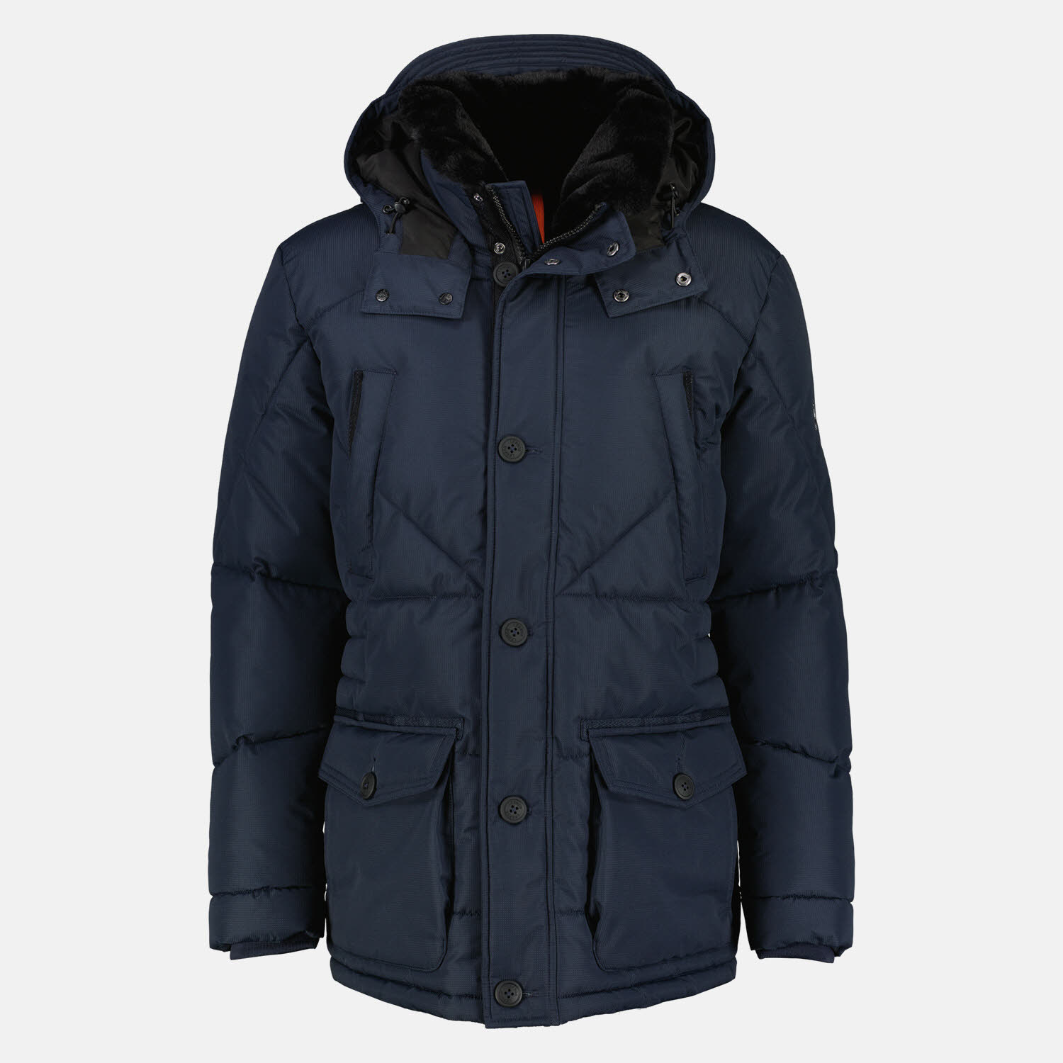 Lerros Funktionaler Winterparka Herren Jacke Kapuzenjacke blau