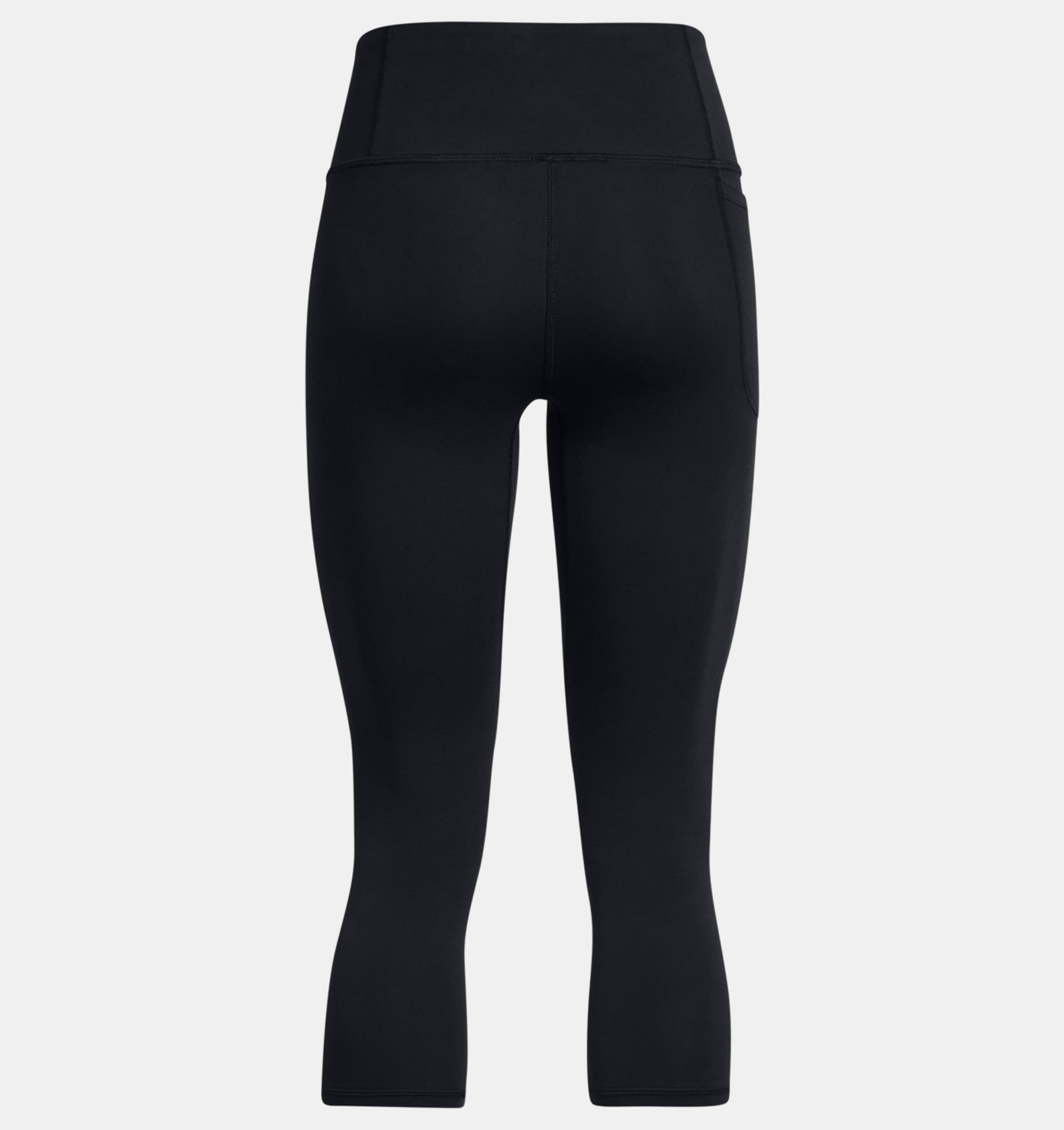 Under Armour Motion Caprihose Damen Sportleggings Trainingsleggings schwarz