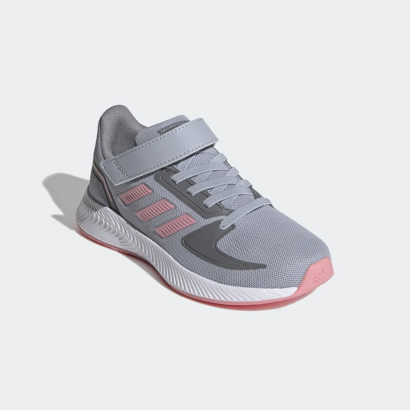 adidas RUNFALCON 2,0 C Mädchen Laufschuh Sport Freizeit grau NEU