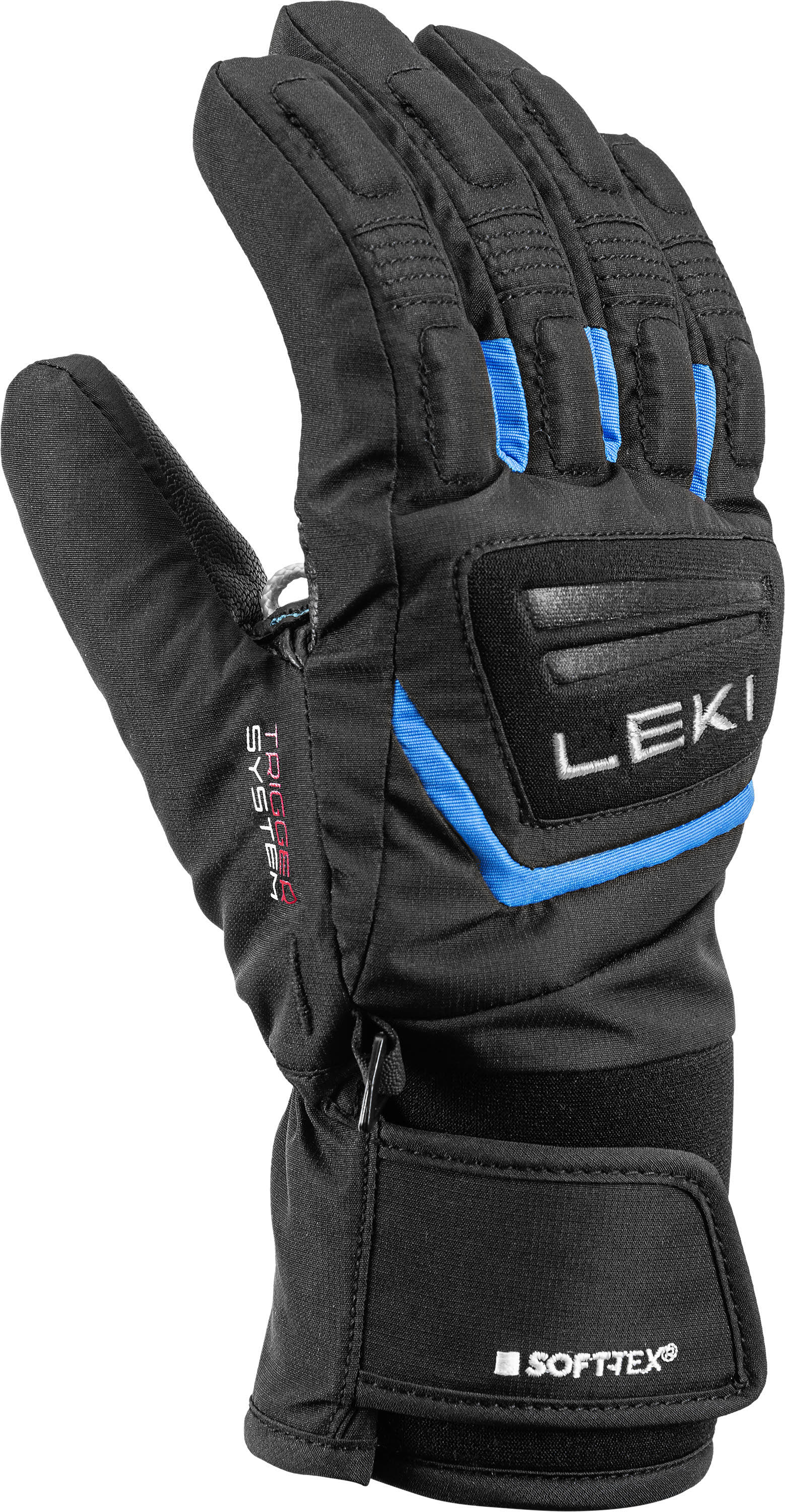 Leki Griffin 3D Junior Jungen Handschuhe Fingerhandschuhe schwarz