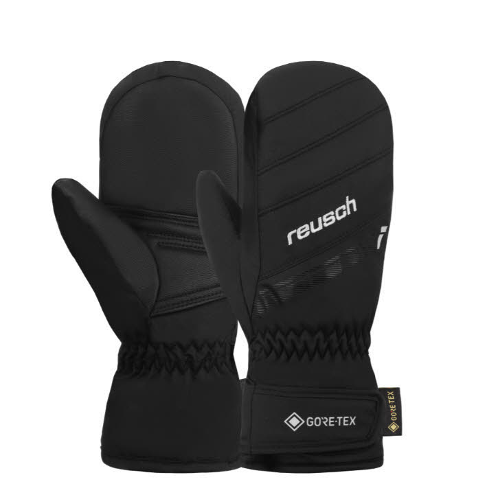 Reusch Tommy Gore-Tex Junior Mitten Jungen Fäustlinge Skihandschuhe schwarz