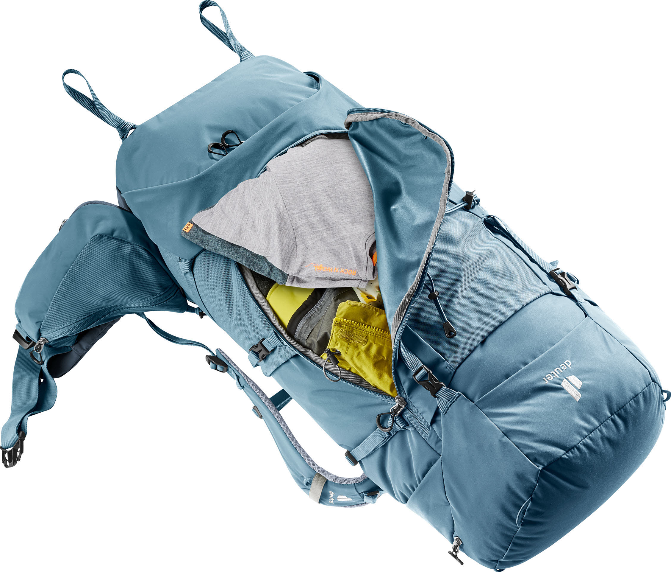 Deuter Aircontact Core 60+10 Unisex Rucksack Wanderrucksack Trekkingrucksack blau