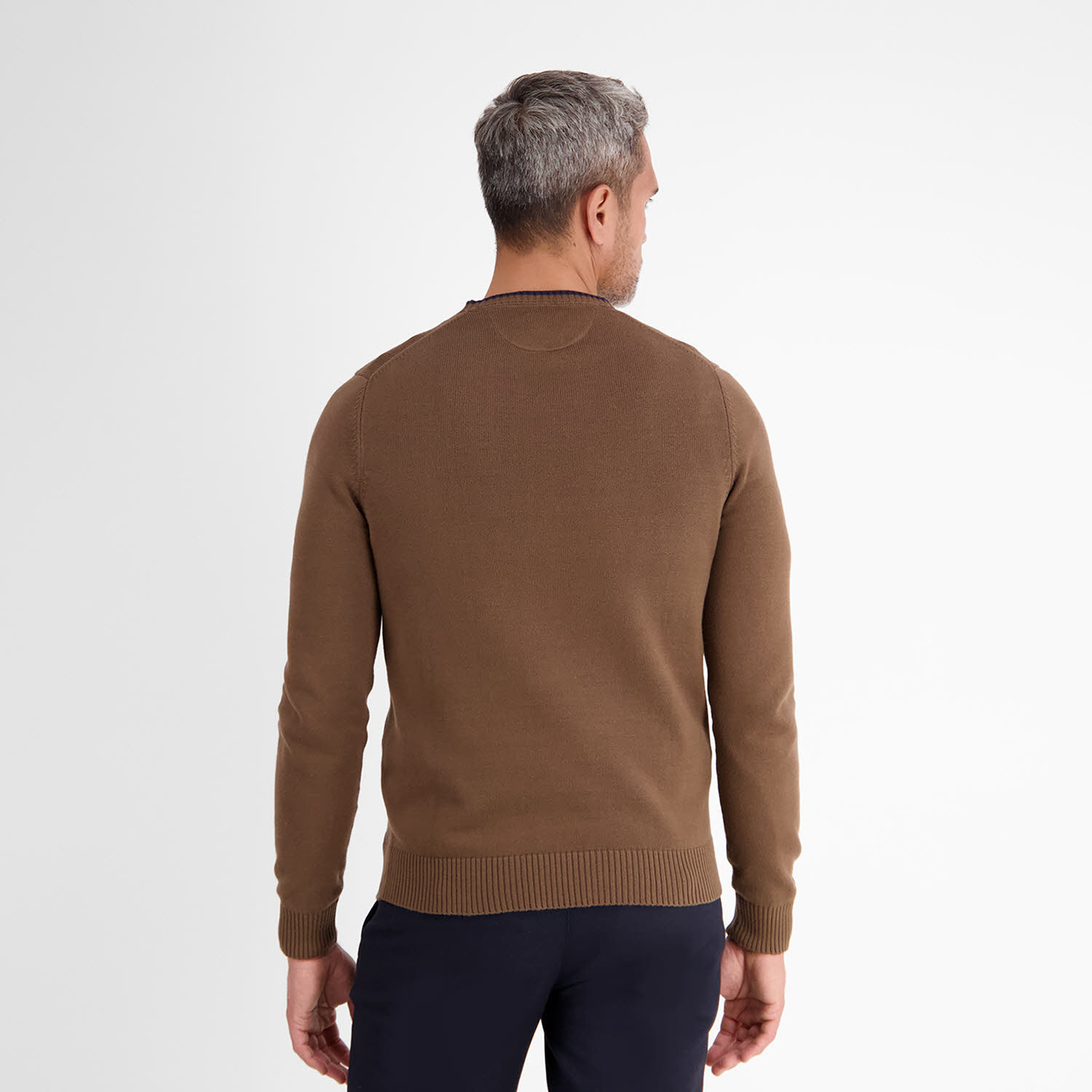 Lerros PULLI Herren Pullover Strickpullover teak brown