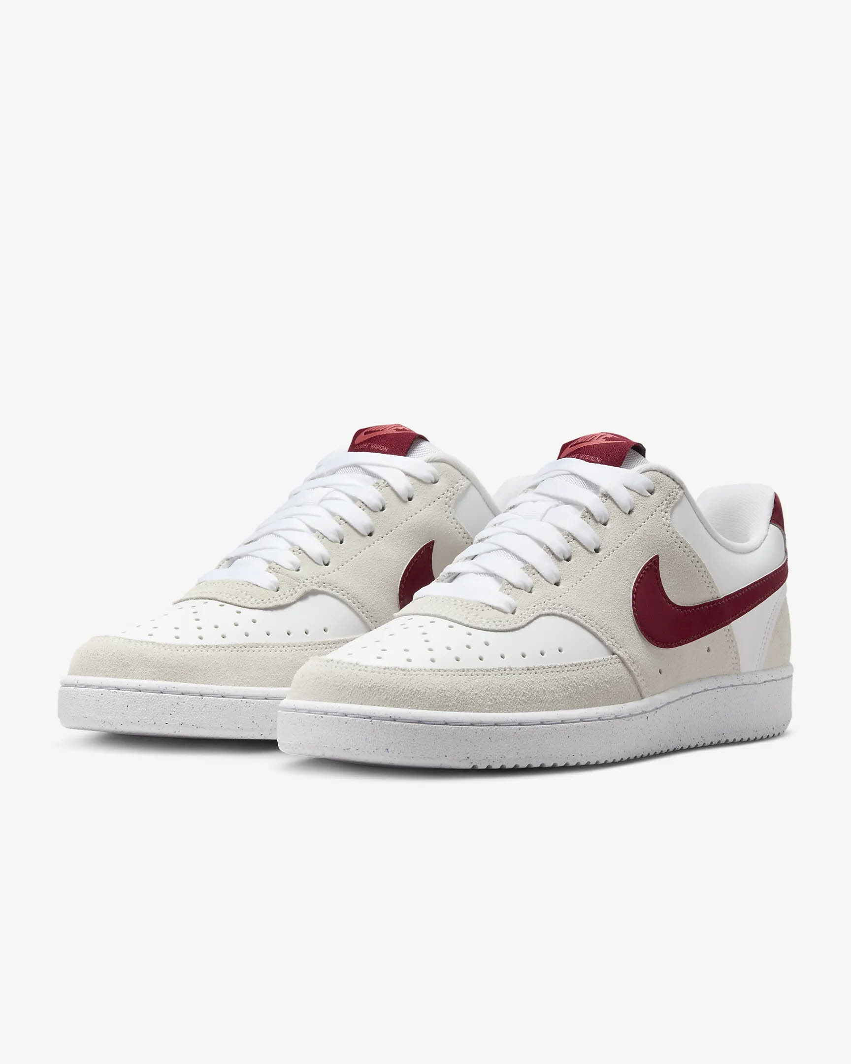 Nike Court Vision Low Damen Alltagsschuhe Modeschuhe weiß