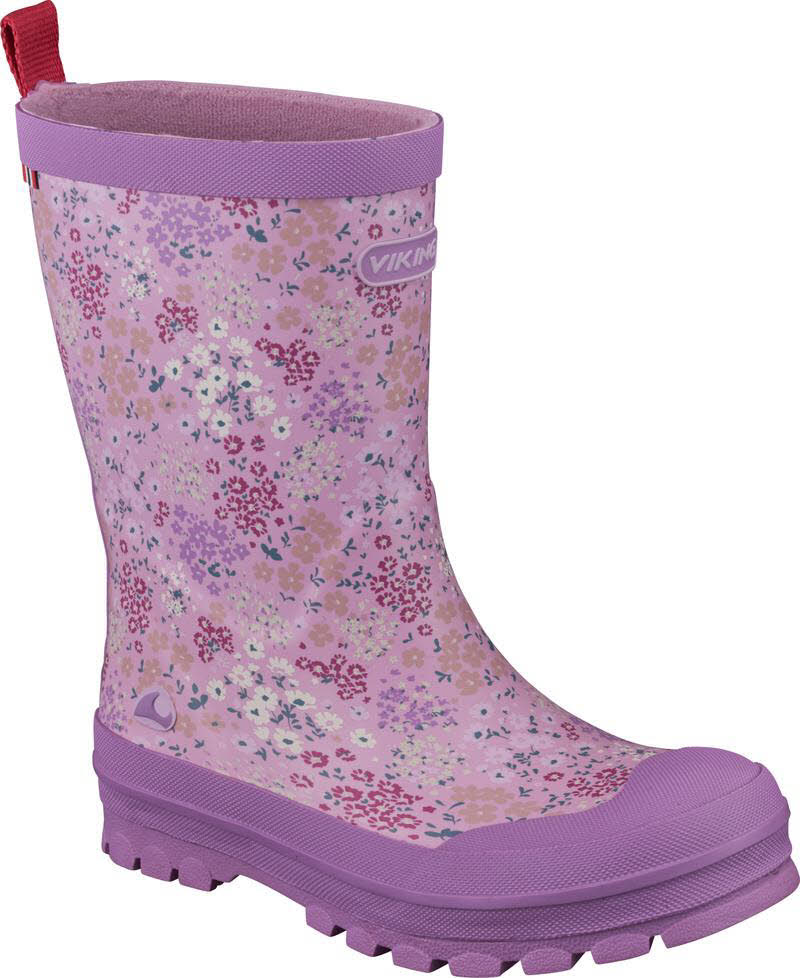 VIKING MIMOSA Mädchen Gummistiefel ungefüttert Regenstiefel waterproof rosa NEU