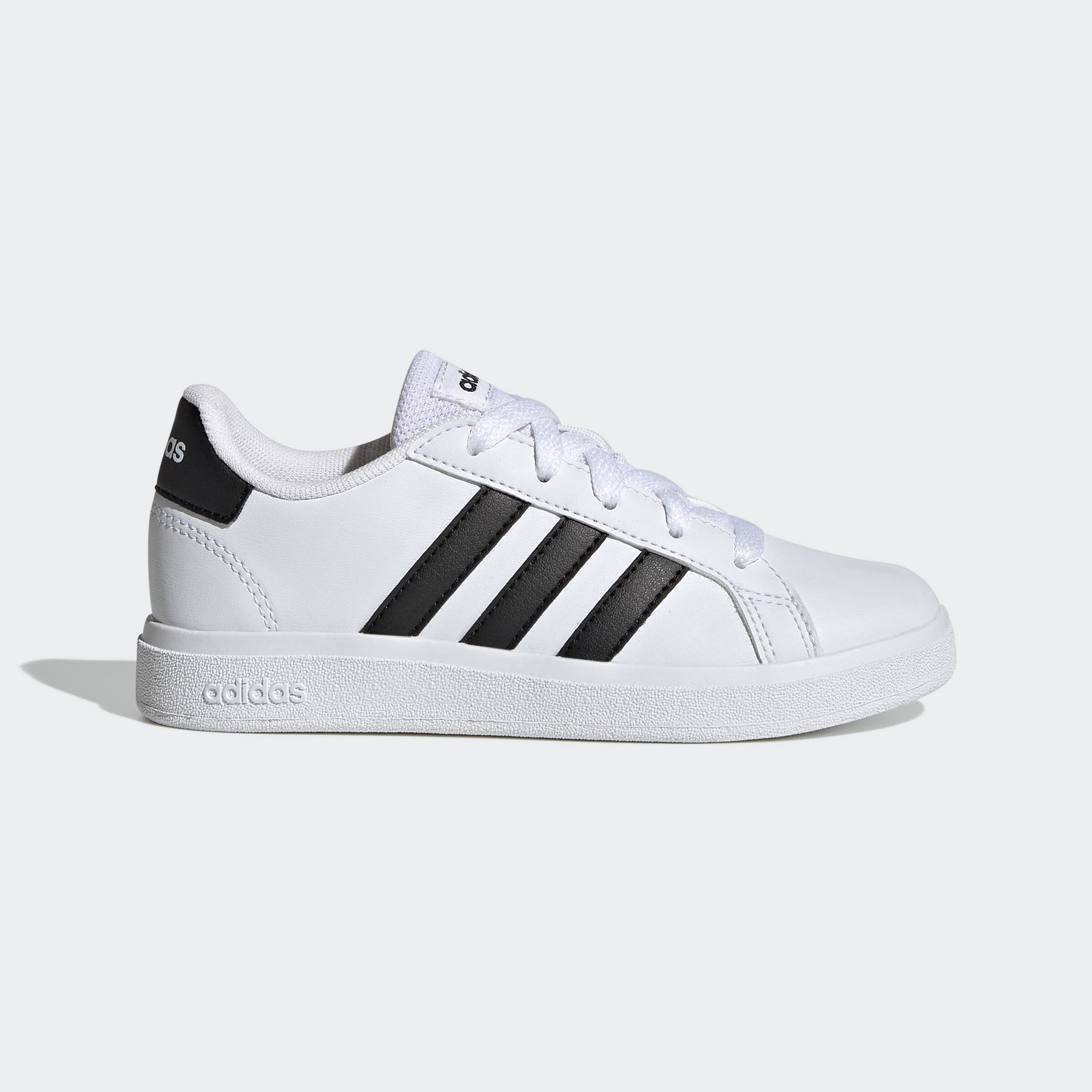 adidas GRAND COURT 2.0 K Jungen Snekaer Low Freizeitschuhe weiß/schwarz