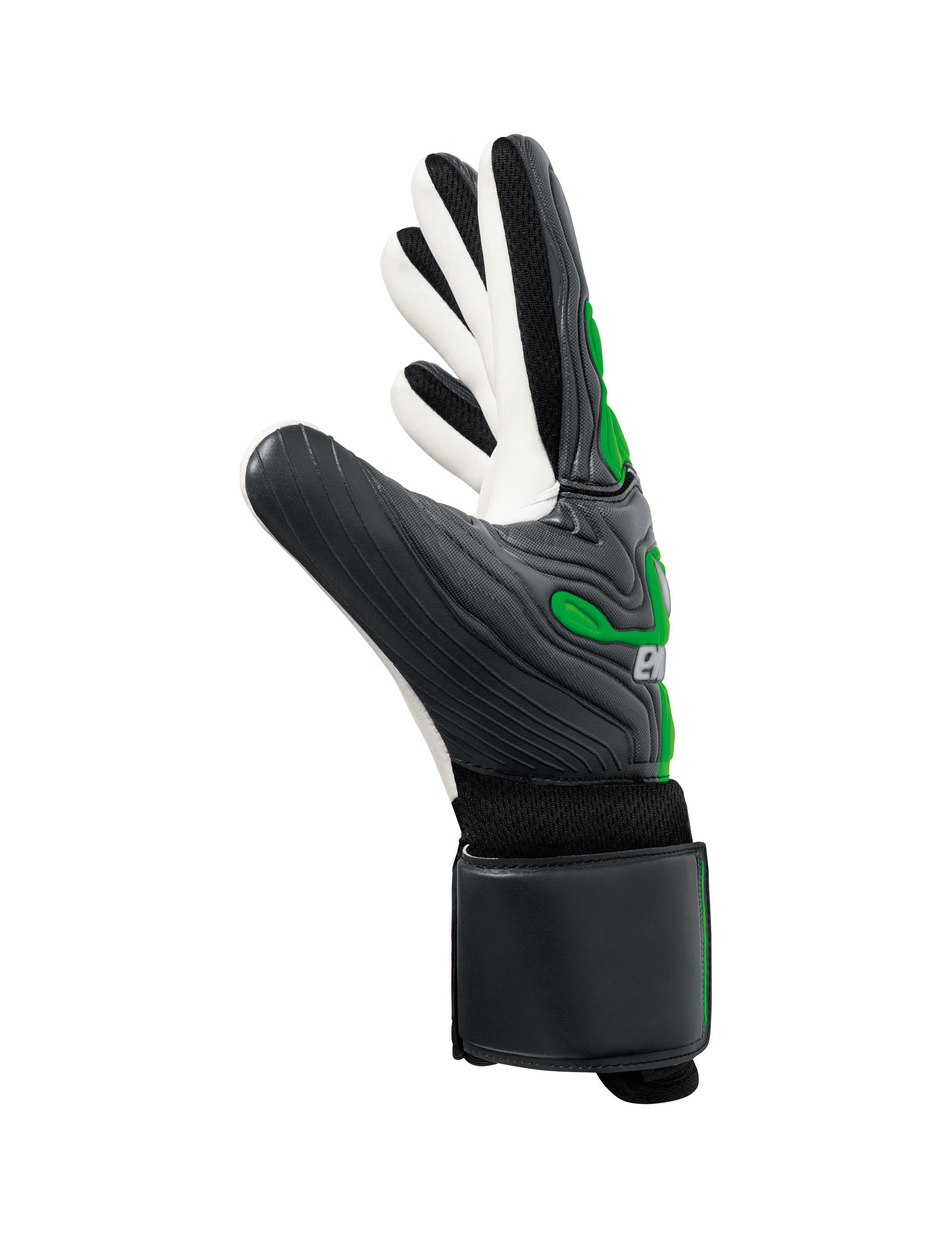 erima Flex-Ray New Talent FS Torwarthandschuhe 4 Finger Protection negativer Schnitt grün