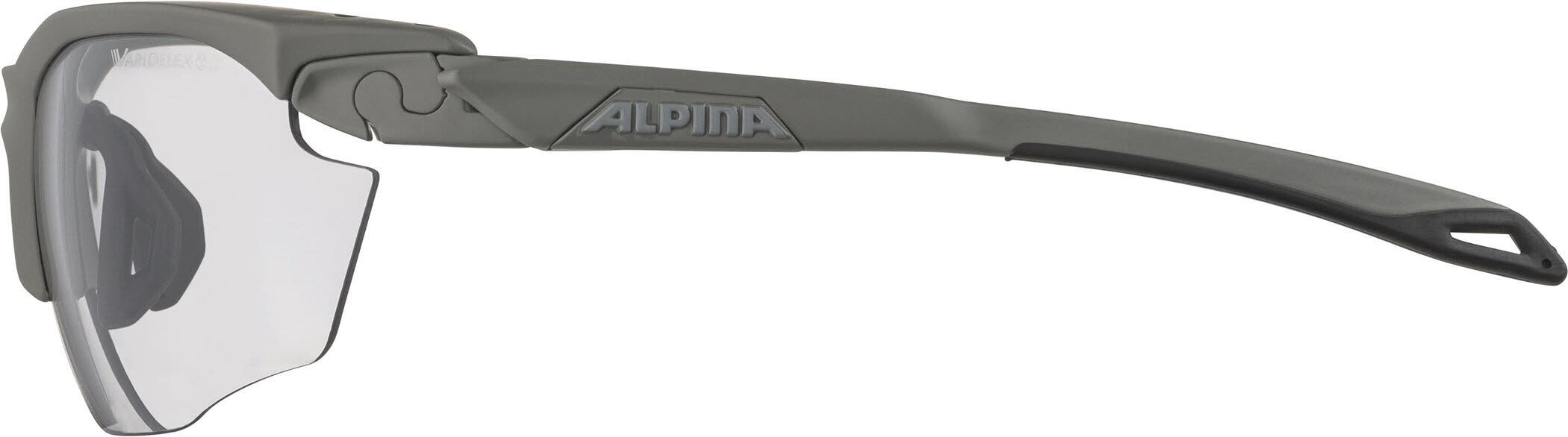 Alpina Twist Five HR V 121 Unisex Sportbrille Sonnenbrille schwarz