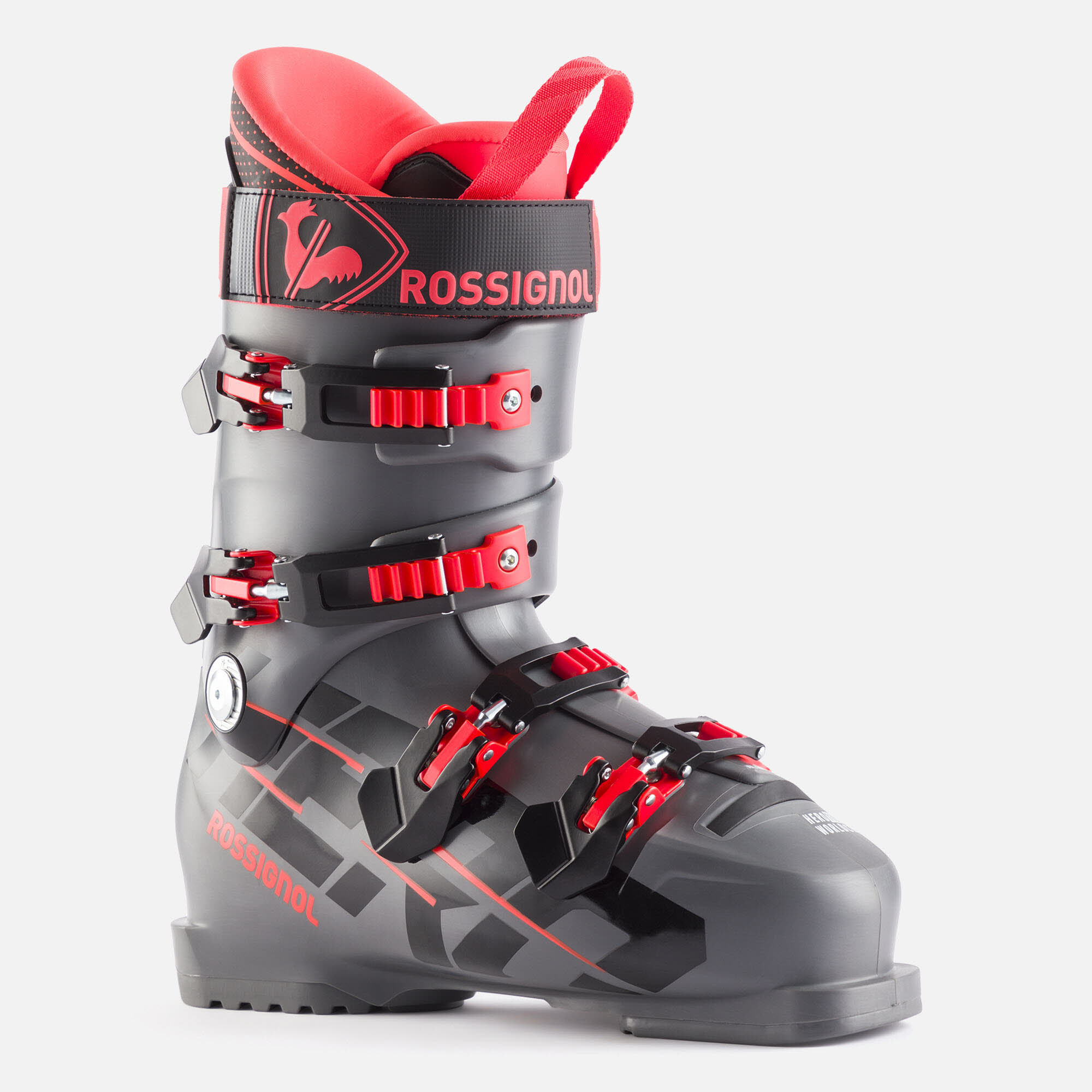 Rossignol Hero World Cup 110 Medium Unisex Racing Skischuhe 23/24 grau rot