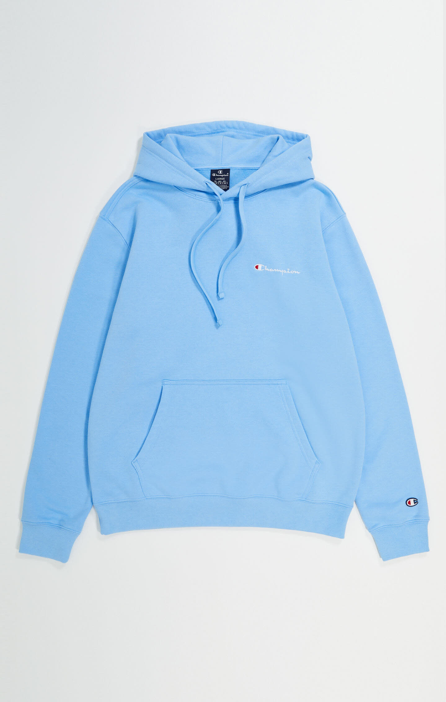 Champion Herren Kapuzenpullover Hoodie mit Logo blau