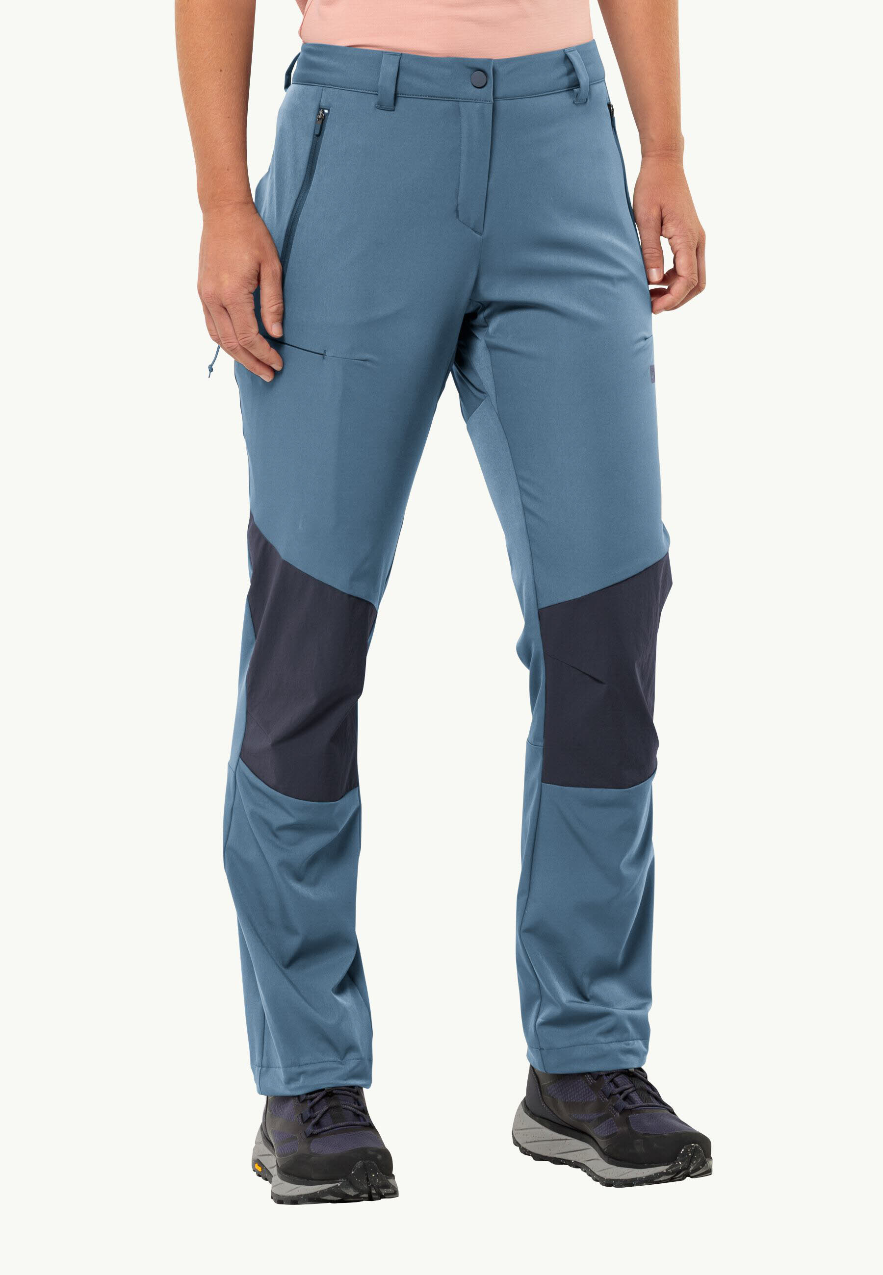 Jack Wolfskin Hiking Alpine Damen Wanderhose Trekkinghose blau