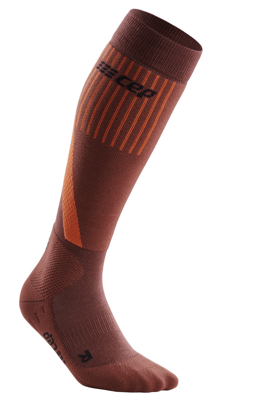 cep Ski Touren Damen Socken Kompression orange