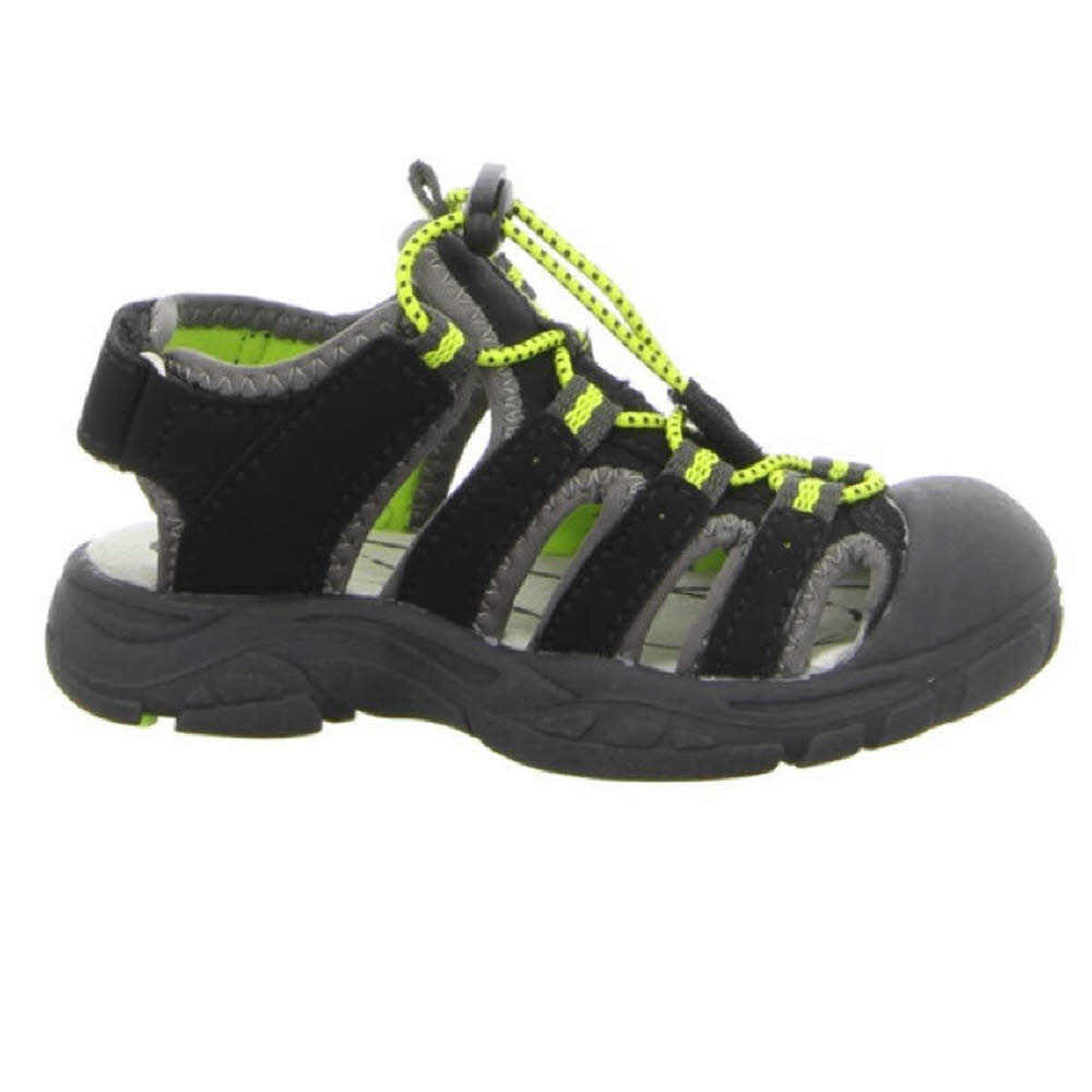 Brütting Trekkingsandale Kinder Sommerschuh Sandalette geschlossen schwarz NEU