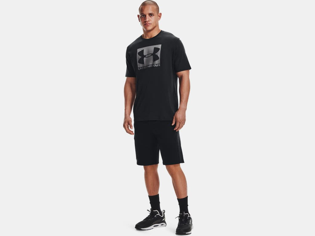 Under Armour HE UA BOXED SPORTSTYLE SS Herren T-Shirt Kurzarm Sport Freizeit schwarz NEU