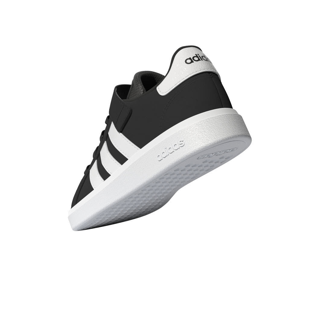 adidas Grand Court Lifestyle Jungen Top Strap Schuh Lifestyle Schuh schwarz