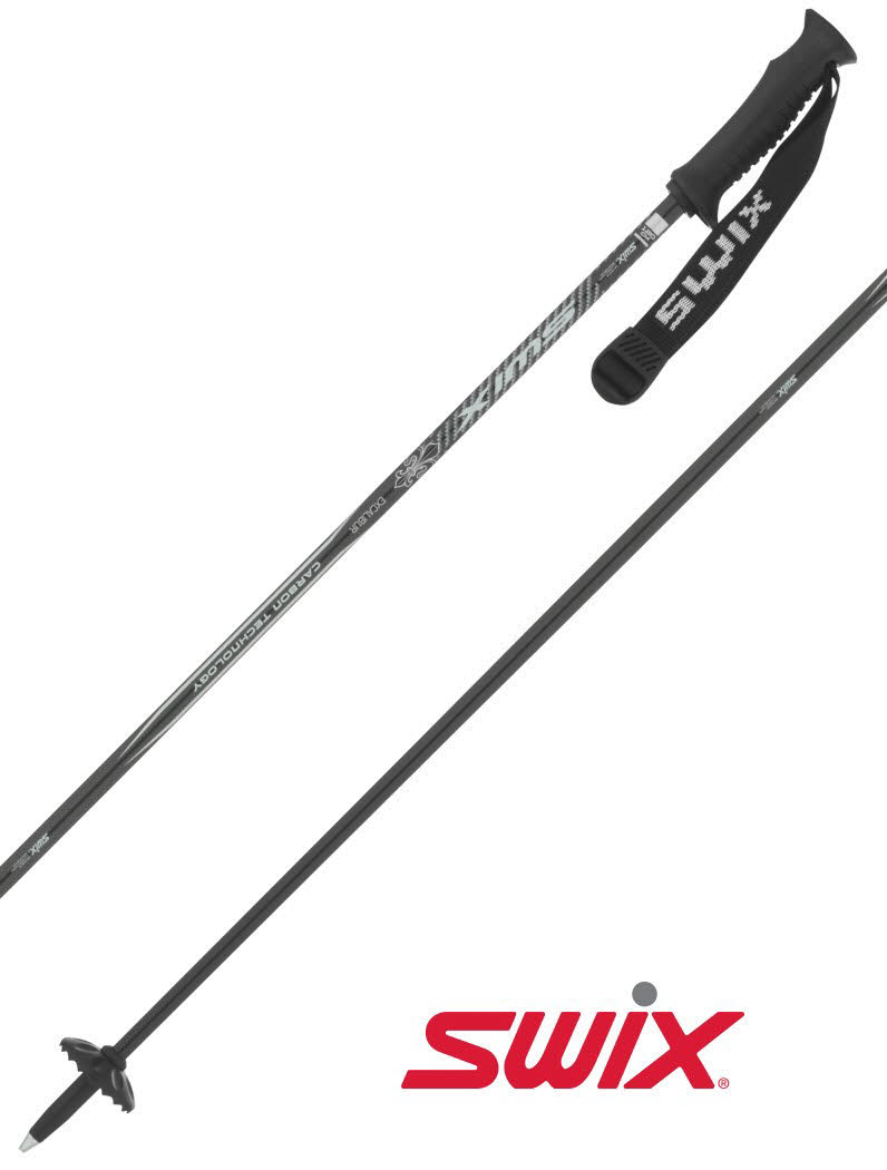 Swix Excalibur Performance Carbon Composite Unisex Skistöcke Uni 1Paar NEU