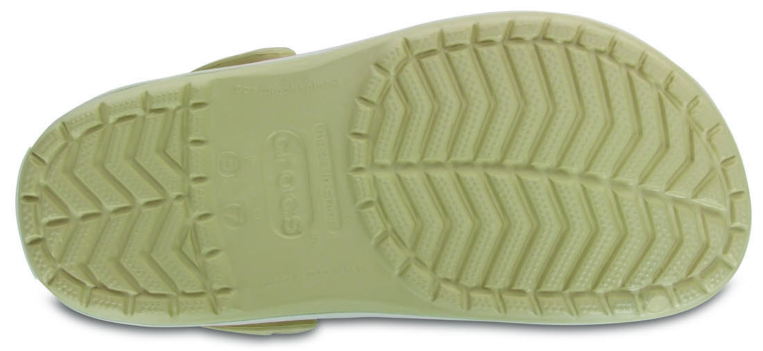 Crocs Crocband Clog Damen Sandale Gartenschuh grün