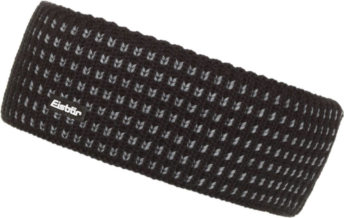 Eisbär Suri Herren Strickstirnband Stirnband Wintersport Outdoor schwarz NEU