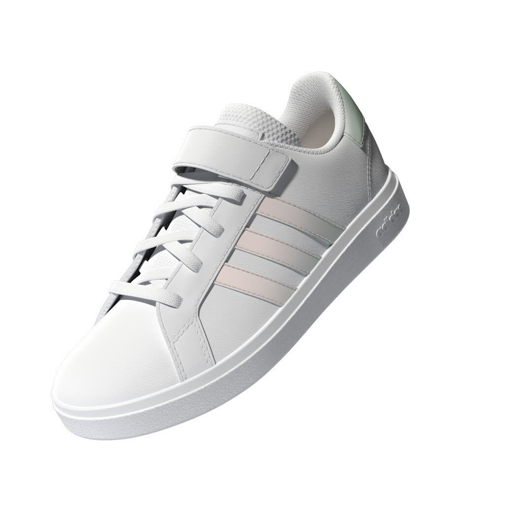 adidas Grand Court Lifestyle Mädchen Top Strap Schuh Lifestyle Schuh weiß