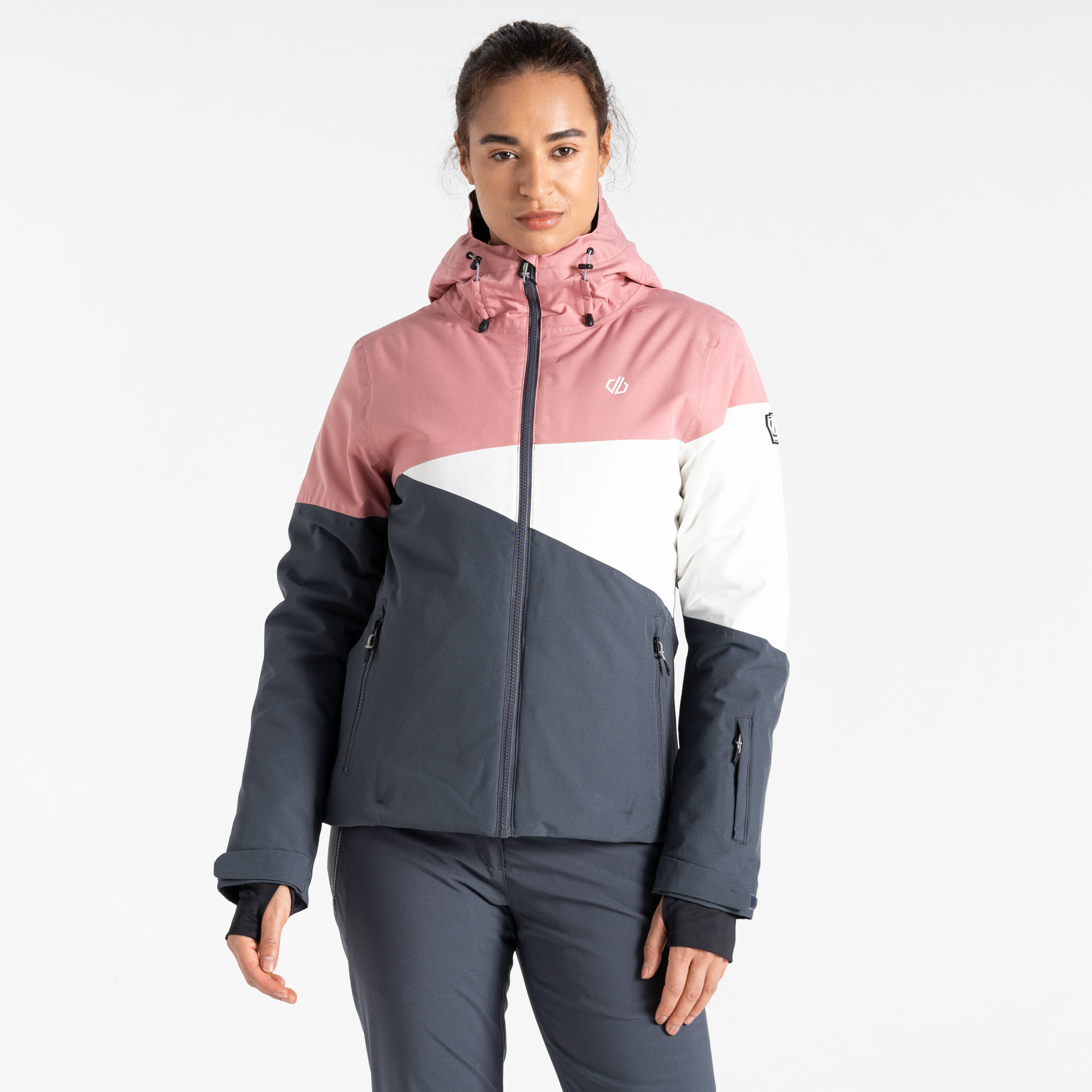 DARE 2B Ice III Skijacke Winterjacke Damen rosa grau