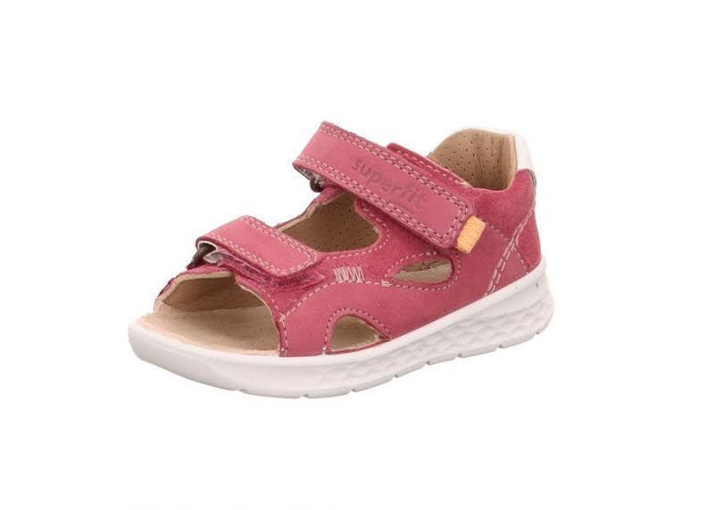 Superfit LAGOON Mädchen Sandalen Riemensandalatten pink/orange