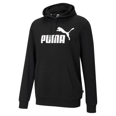 Puma Essentials Big Logo Hoodie sportlich modisch Herren schwarz NEU