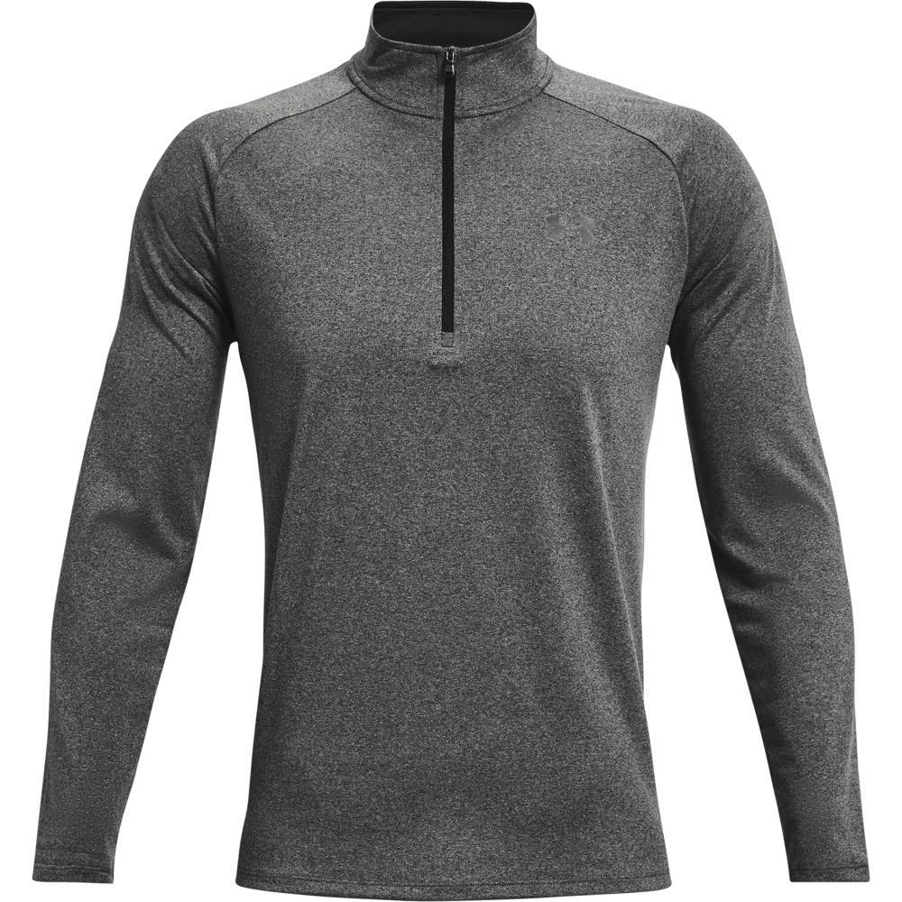 Under Armour Tech 2.0 1/2 Zip Herren Langarmshirt Funktionsshirt grau