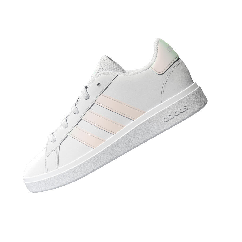 adidas Grand Court Mädchen Lifestyle-Schuhe Tennis-Schuhe weiß