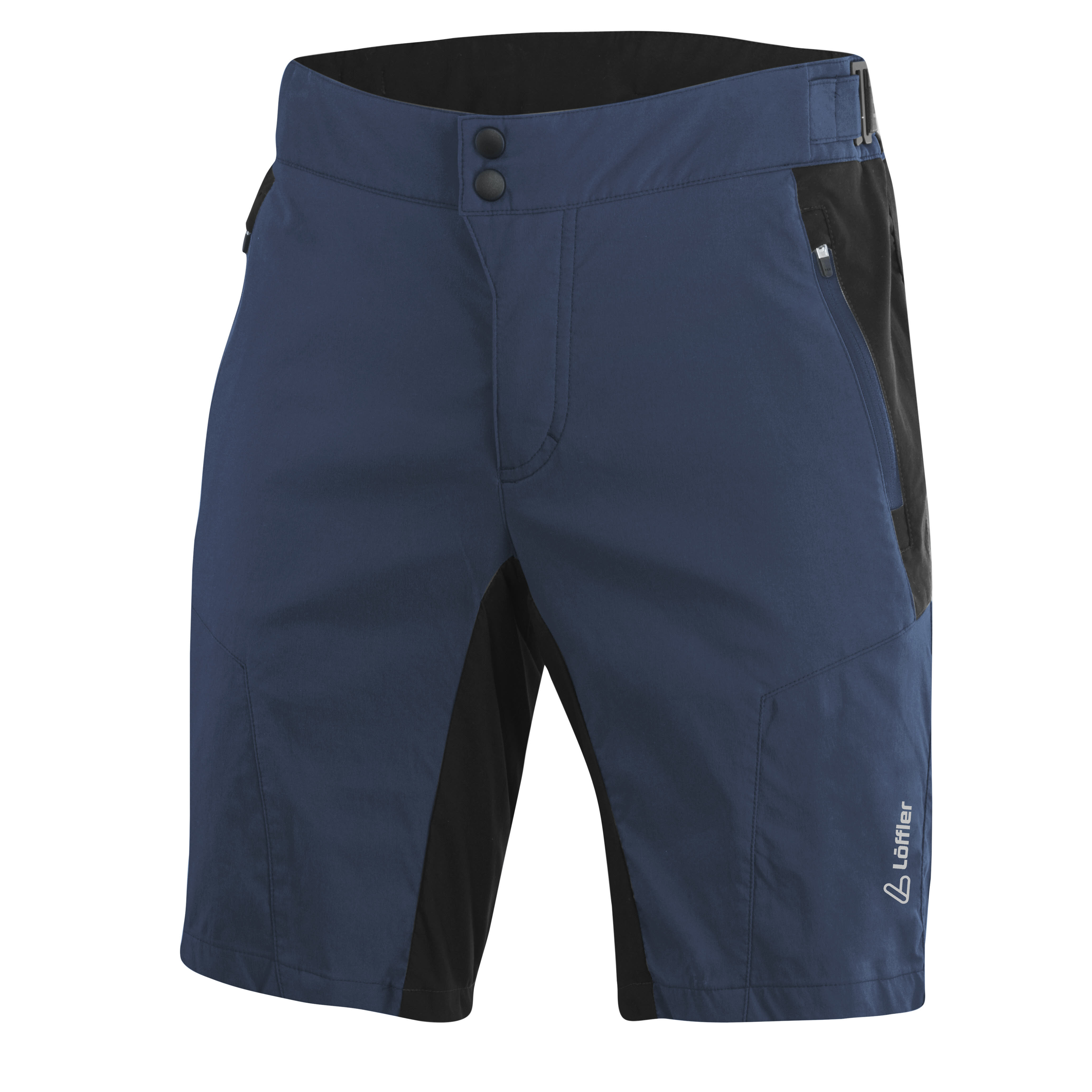 Löffler Evo-E CSL Herren Radsportshorts Blau Schwarz