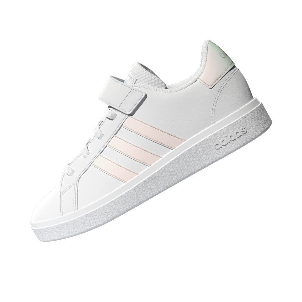 adidas Grand Court Lifestyle Mädchen Top Strap Schuh Lifestyle Schuh weiß