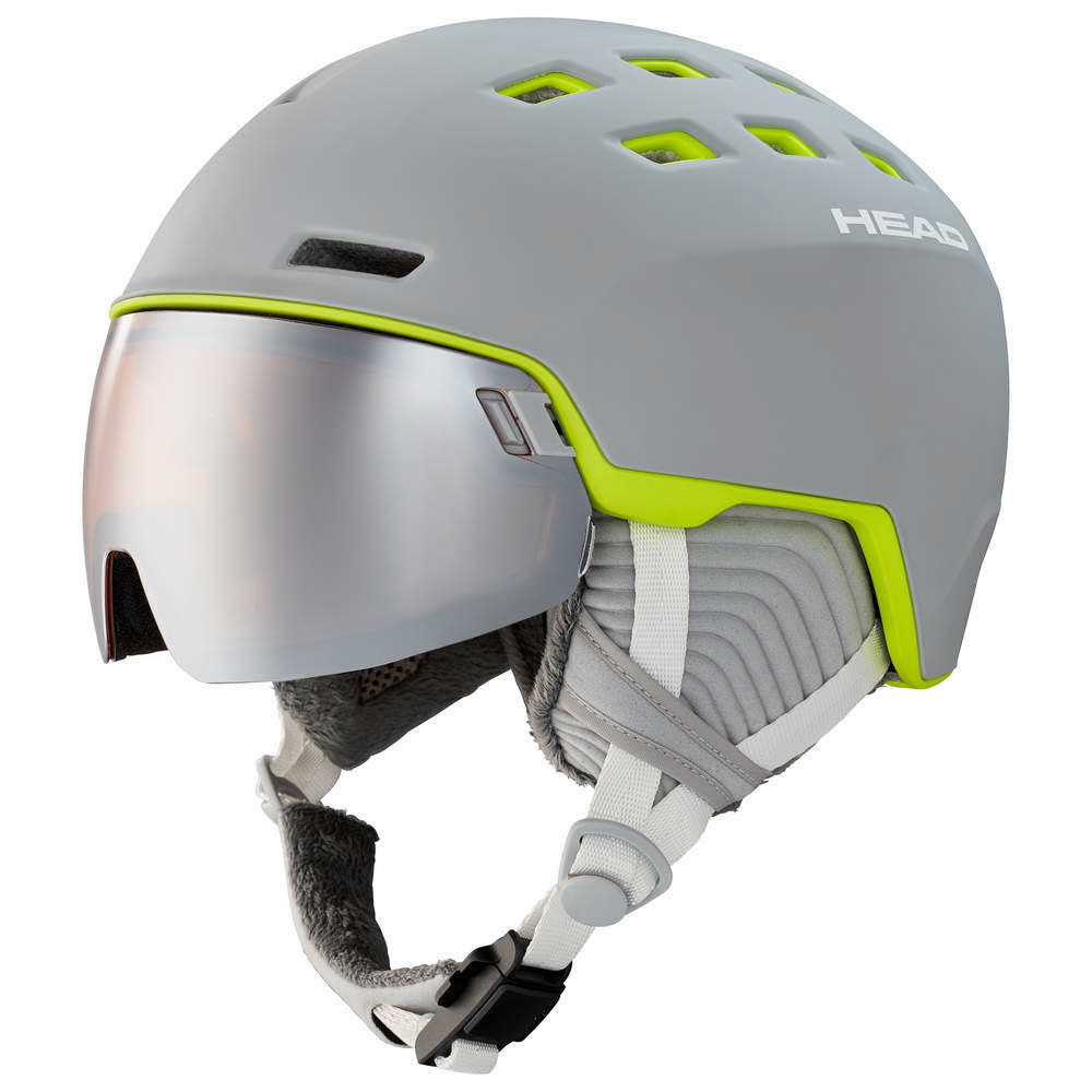 Head Rachel Damen Skihelm 20/21 Ski Snowboardhelm Visierhelm grey/lime NEU