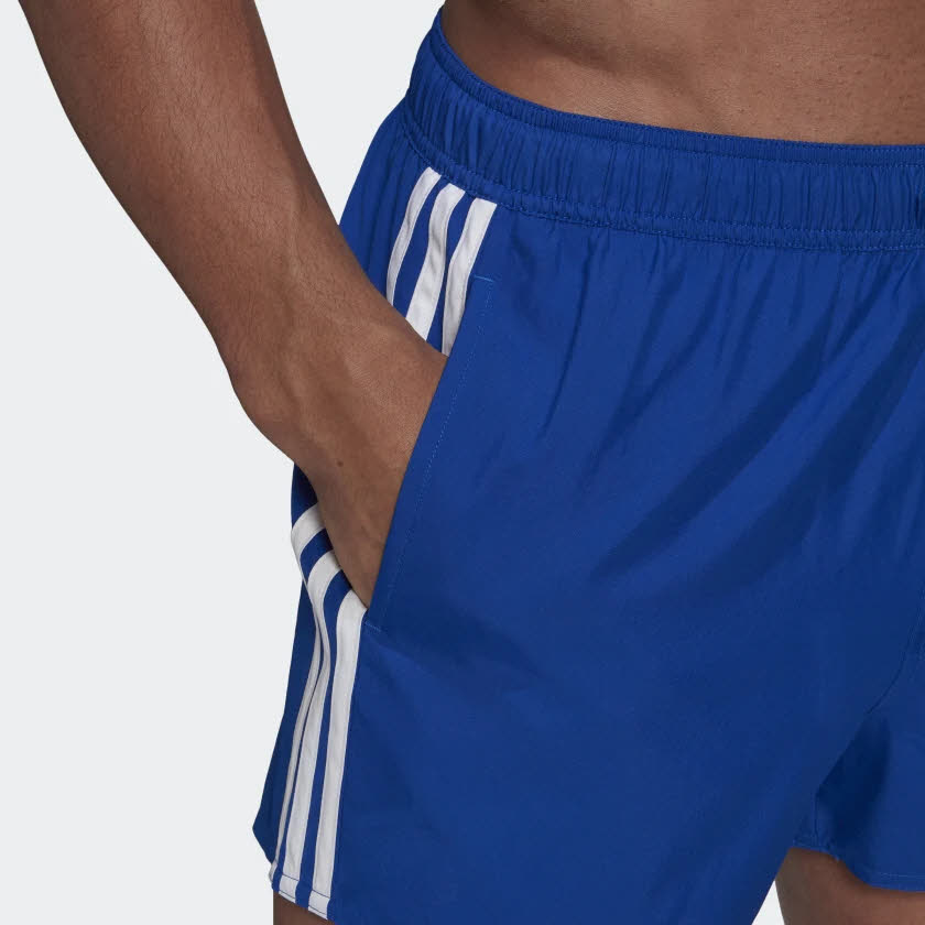 adidas Classic 3-Streifen Herren Badeshorts Badehose Schwimmhose blau NEU