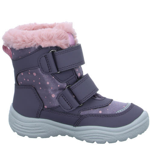 Superfit Klettstiefel Mädchen Winterstiefel Stiefelette lila