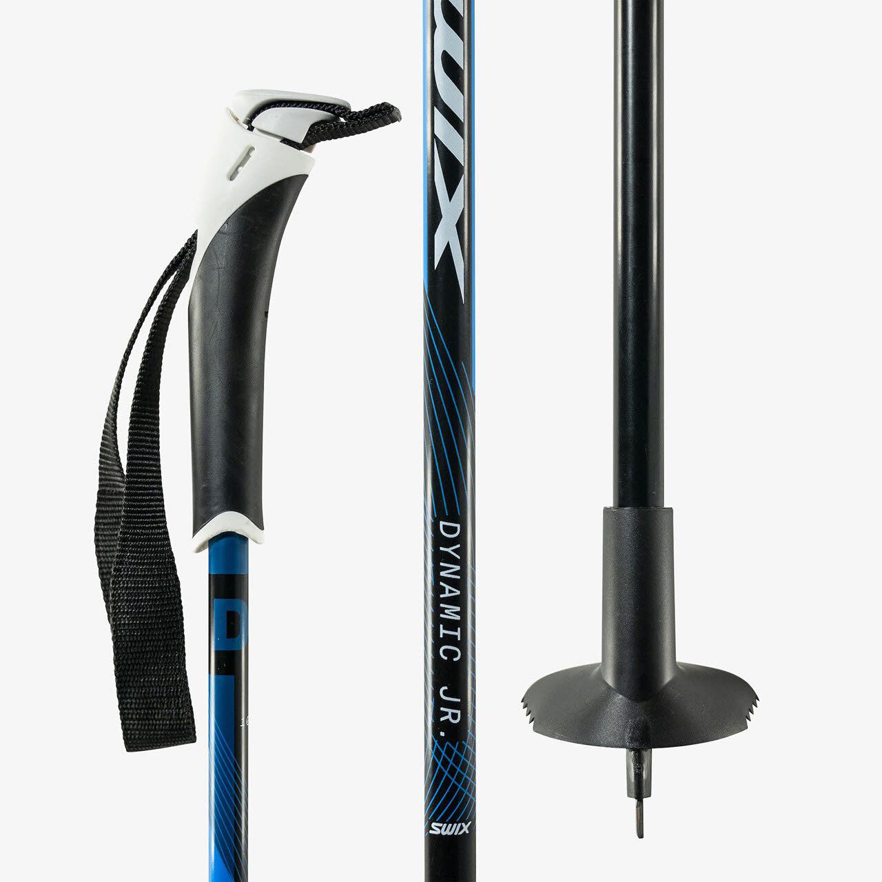 Swix Dynamic D2 Pole Junior Langlaufstöcke Ski-Langlauf Kinder schwarz blau