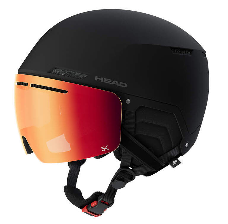 Head CINEMA 5K Skihelm mit Visier schwarz