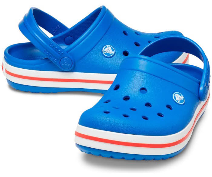 Crocs Crocband Clog Kinder sportliche Sandale blau