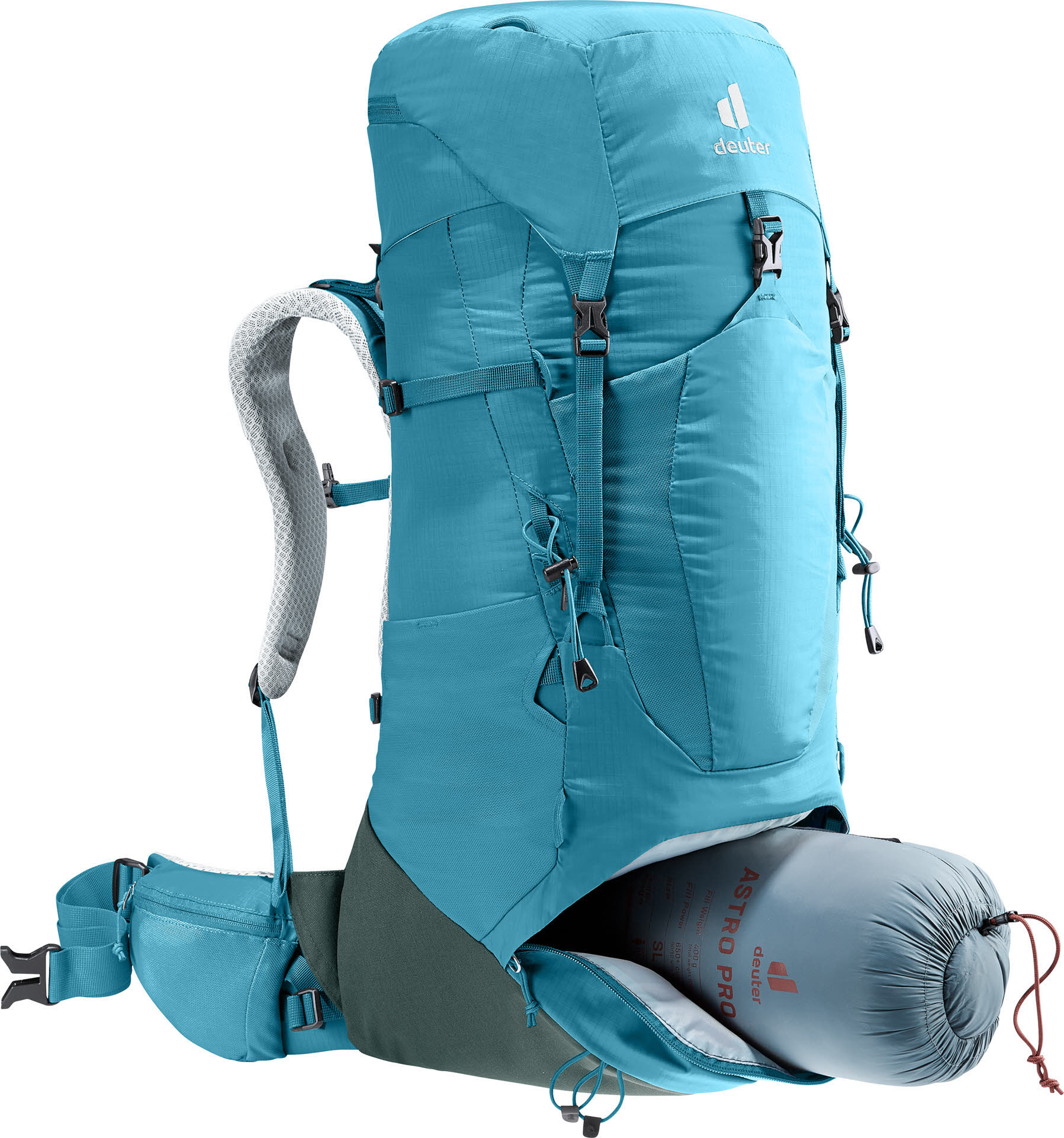 Deuter Aircontact Lite 35 + 10 SL Wanderrucksack Trekkingrucksack blau