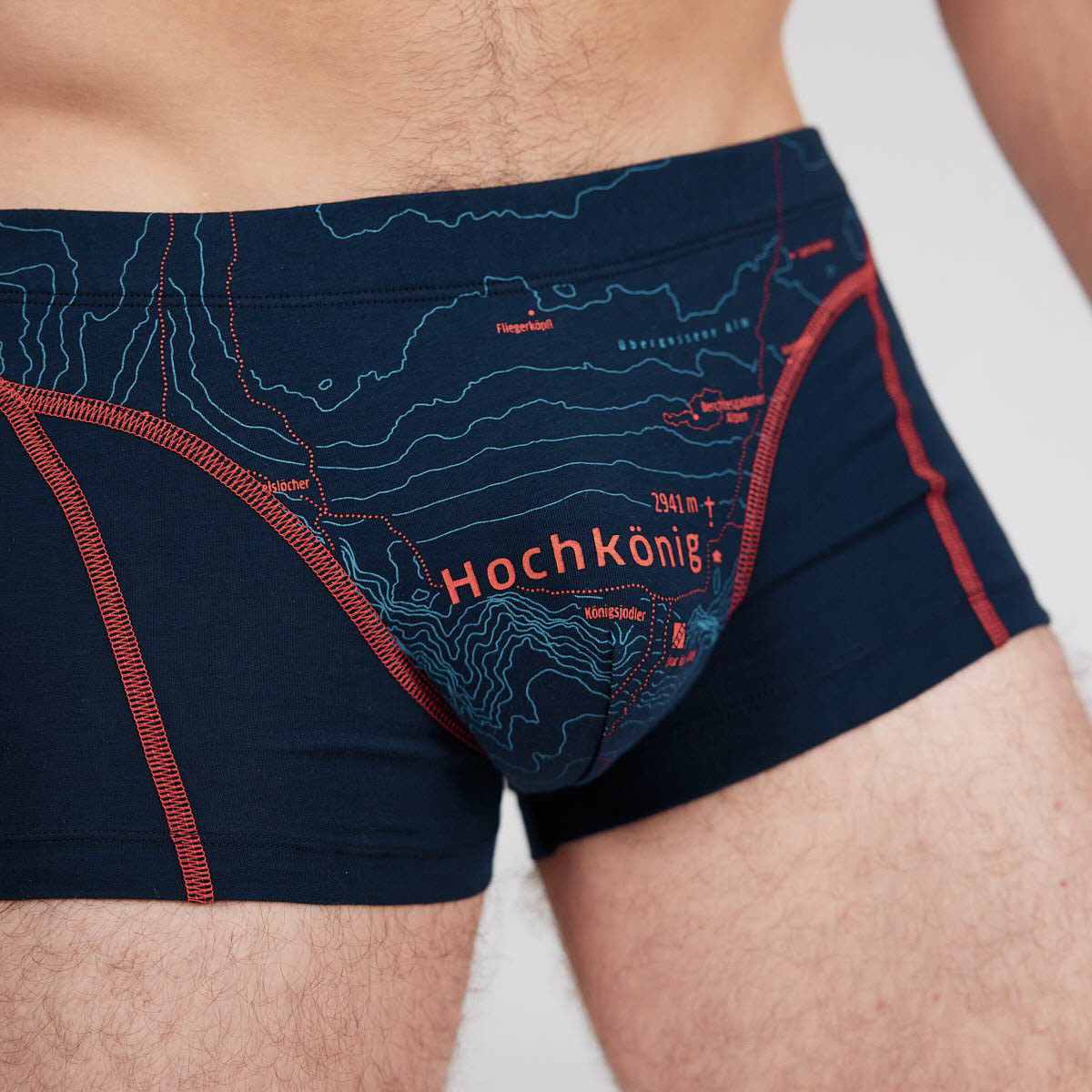 EIN SCHÖNER FLECK ERDE Boxershort HOCHKÖNIG Herren tiefblau NEU