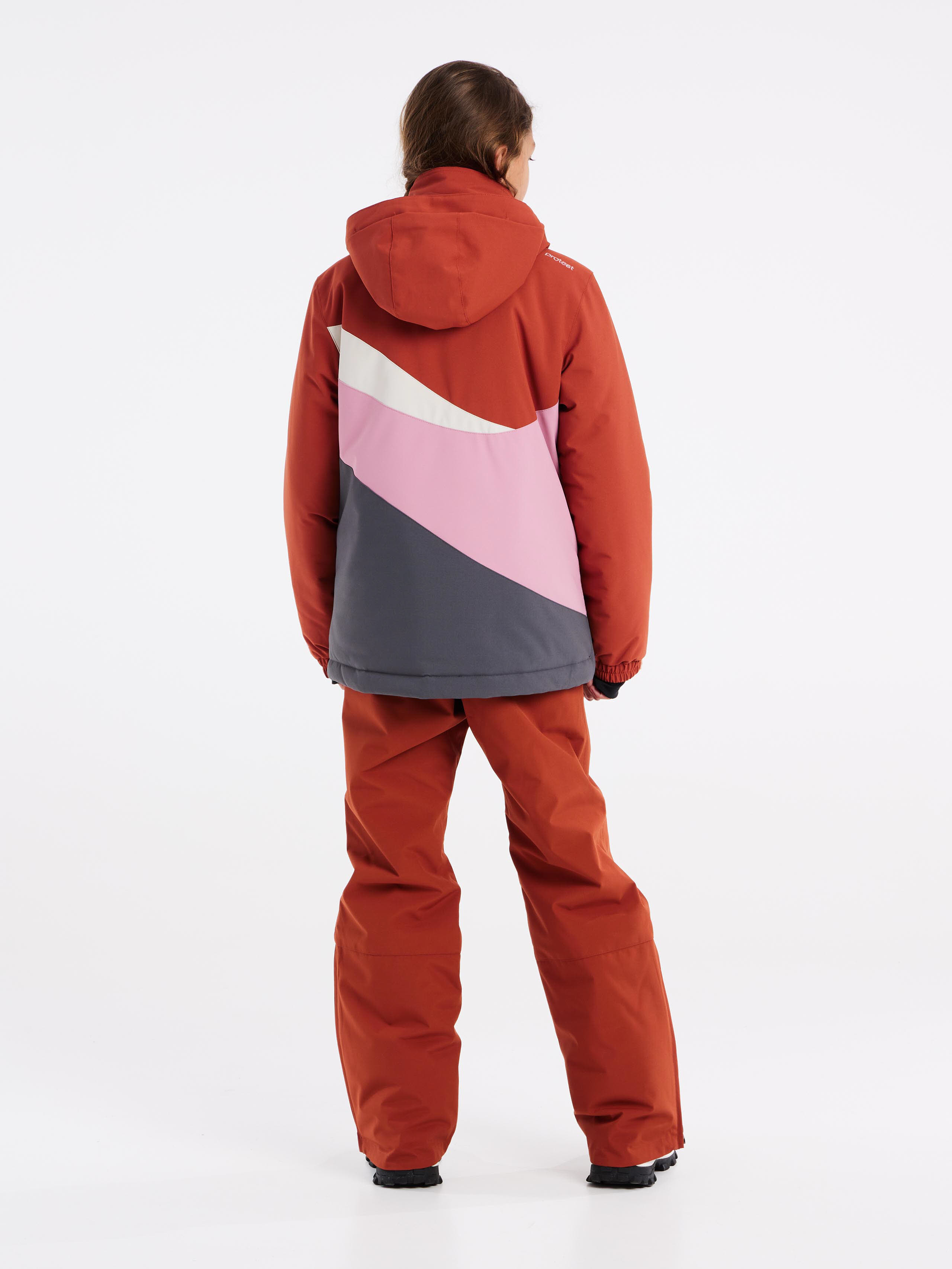 Protest PRTCOOT JR Mädchen Skijacke Schneejacke Wintersportjacke rot