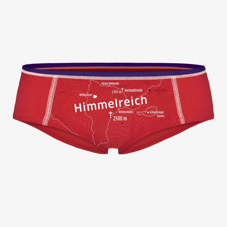 EIN SCHÖNER FLECK ERDE Hipster HIMMELREICH Unterhose Damen rot NEU