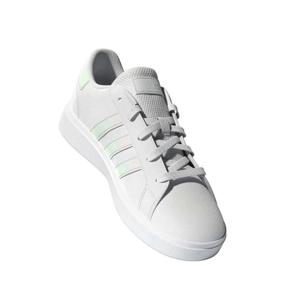 adidas Grand Court Mädchen Lifestyle-Schuhe Tennis-Schuhe weiß