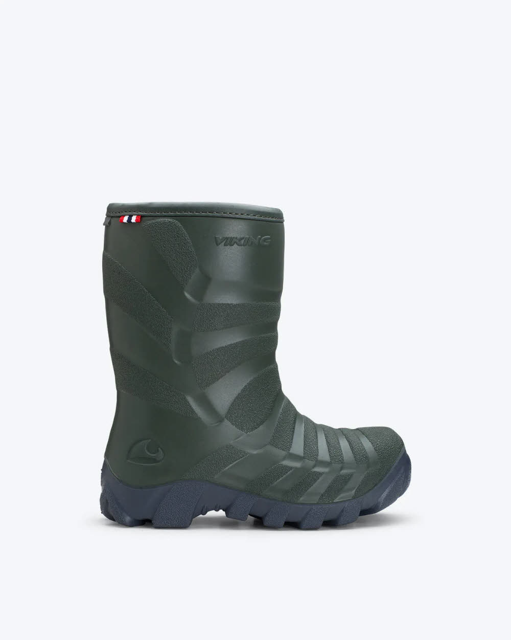 Viking Ultra 2.0 Jungen Gummistiefel hoch gefüttert grün